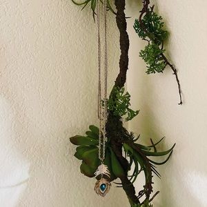 ***SOLD*** Peacock Feather Necklace